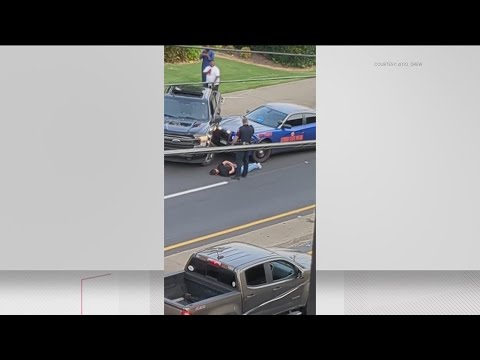 Arrest of burnout suspect in West Midtown caught on camera