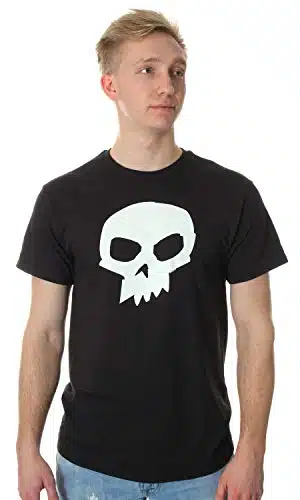 Disney Pixar Toy Story Sid Skull Costume T Shirt (SM, Black)