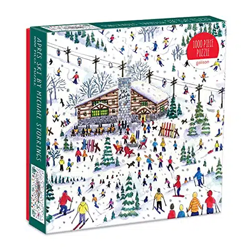 Galison Michael Storrings Apres Ski Piece Puzzle, Multicolor