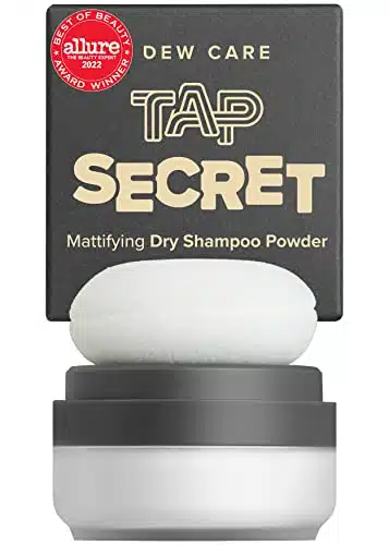 I DEW CARE Dry Shampoo Powder   Tap Secret  With Black Ginseng, Non aerosol, Benzene free, Mattifying Root Boost, No White Cast, Travel Size Dry Shampoo for Woman, Gifts, Count, Oz