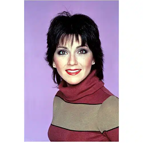 Joyce DeWitt Inch xInch Photograph Three's Company (TV Series   ) Joyce DeWitt wPurple Background kn