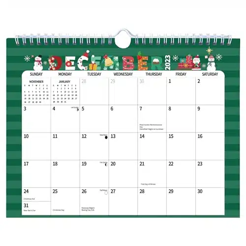 Calendar Doodle Hanging Wall Calendar Desk Calendar Monthly Desktop Planner Desk Pad Paper Calendar November  December , X Inches Planning and Organizing Home, School, Office