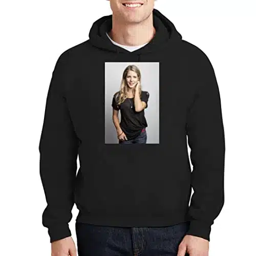 FC Carino Emily Bett Rickards   Men's Pullover Hoodie Sweatshirt FCA #FCAG, Black, XXX Large