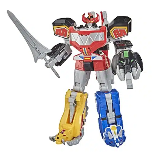 Power Rangers Mighty Morphin Megazord Megapack Includes MPR Dinozord Action Figure Toys for Boys and Girls Ages and Up Inspired by s TV Show (Amazon Exclusive)