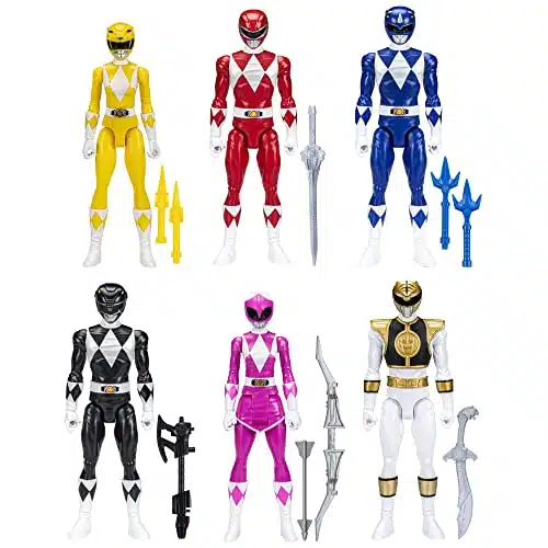 Power Rangers Mighty Morphin Multipack inch Action Figure Pack, Toys with Accessories for Kids and Up (Amazon Exclusive)