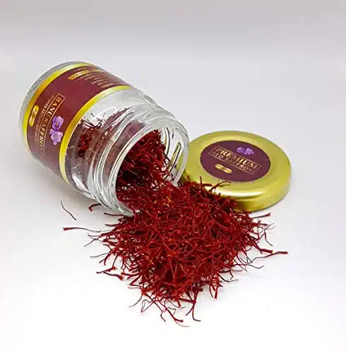 Organic Saffron   Banu Saffron Award Winning all Red Certified Organic Saffron Threads   Gram (Ounce)