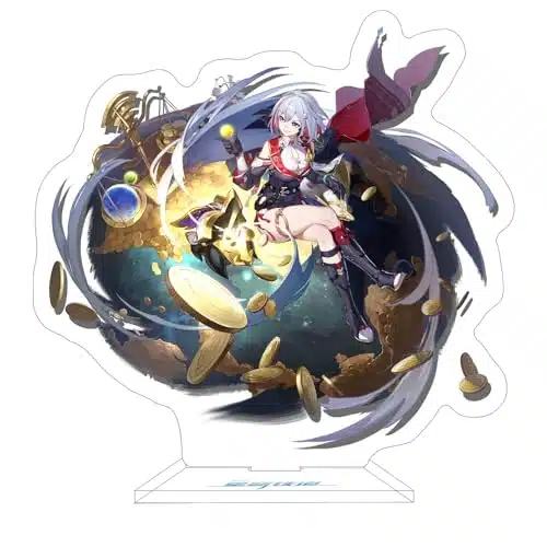 Rainteam Honkai Star Rail Acrylic Stand Figure Standee Character Decorations(Topaz)