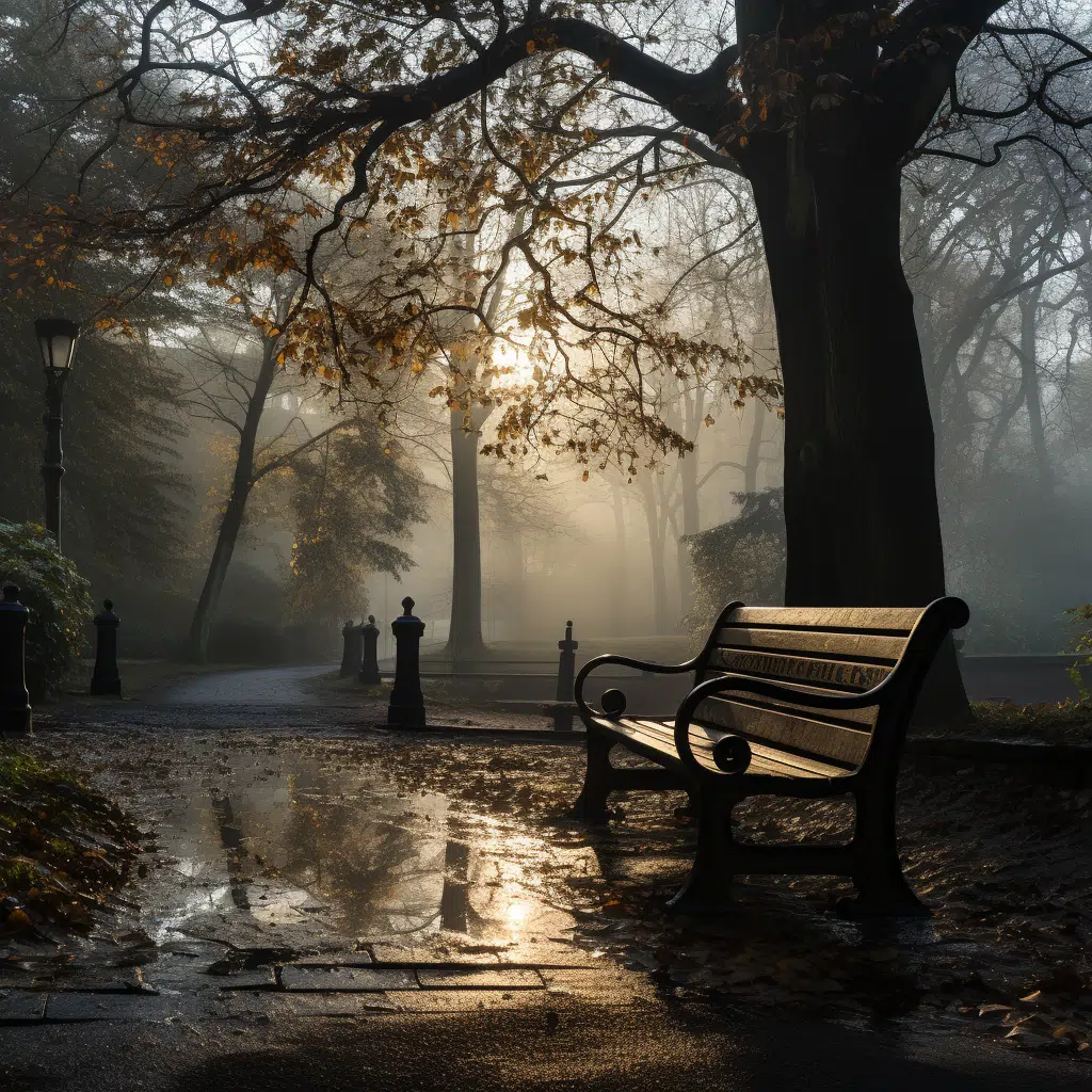 park bench