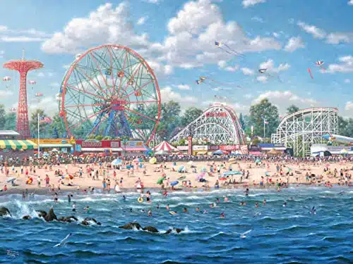 Ceaco   Thomas Kinkade   Inspirations   Coney Island   Piece Jigsaw Puzzle