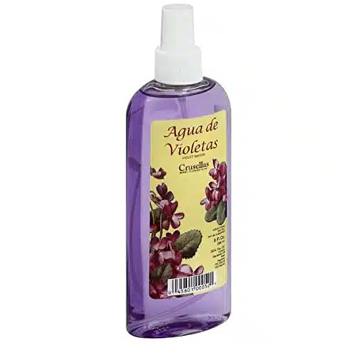 Crusellas Violet Water Cologne Fl Oz (Agua De Violetas) with Pump