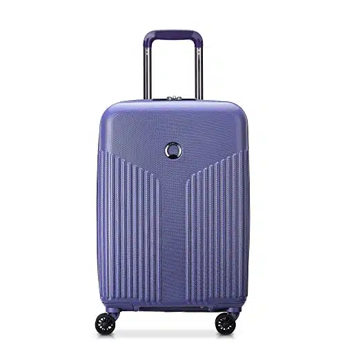 DELSEY Paris Comete Hardside Expandable Luggage with Spinner Wheels, Lavender, Carry on Inch