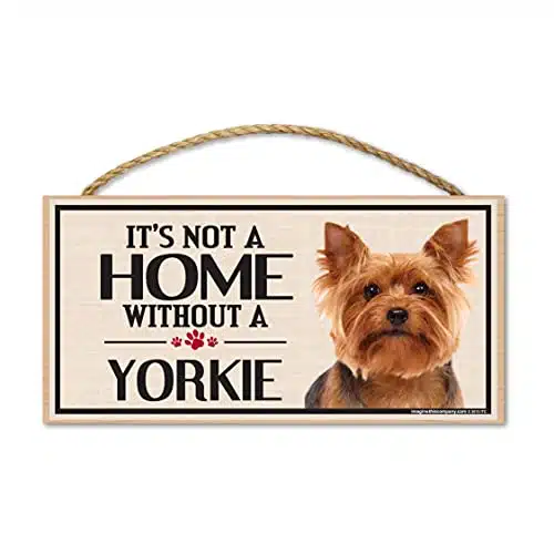 Imagine This Wood Sign for Yorkie Dog Breeds