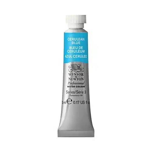 Winsor & Newton Professional Watercolor, ml (oz) Tube, Cerulean Blue