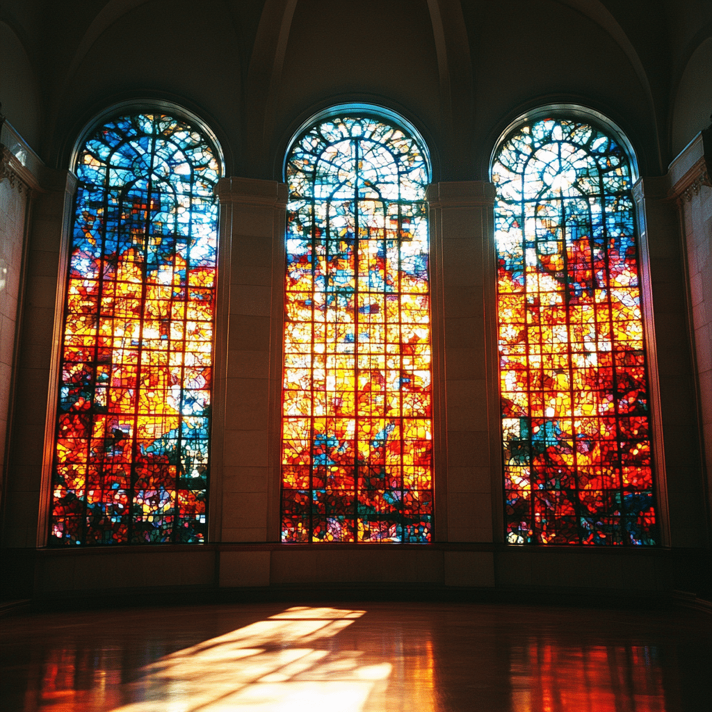 stained glass windows